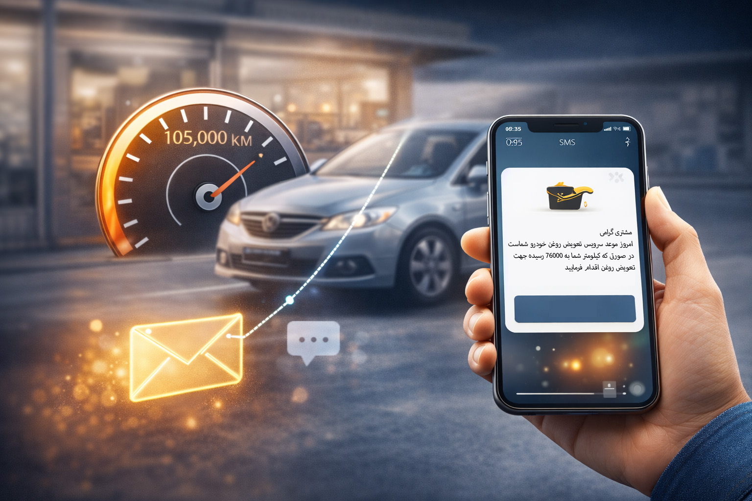 یادآوری سرویس